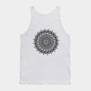 Monochrome Mandala Tank Top